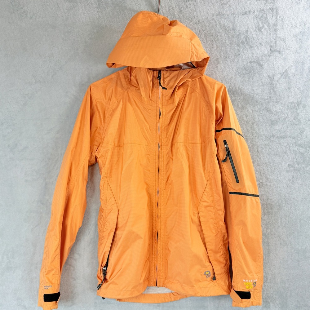 Mountain HardWear Womens Med Stretch Ozonic Jacket Orange Hiking - Picture 12 of 16